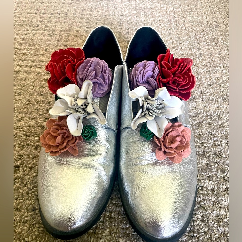Floral Katy Perry loafers